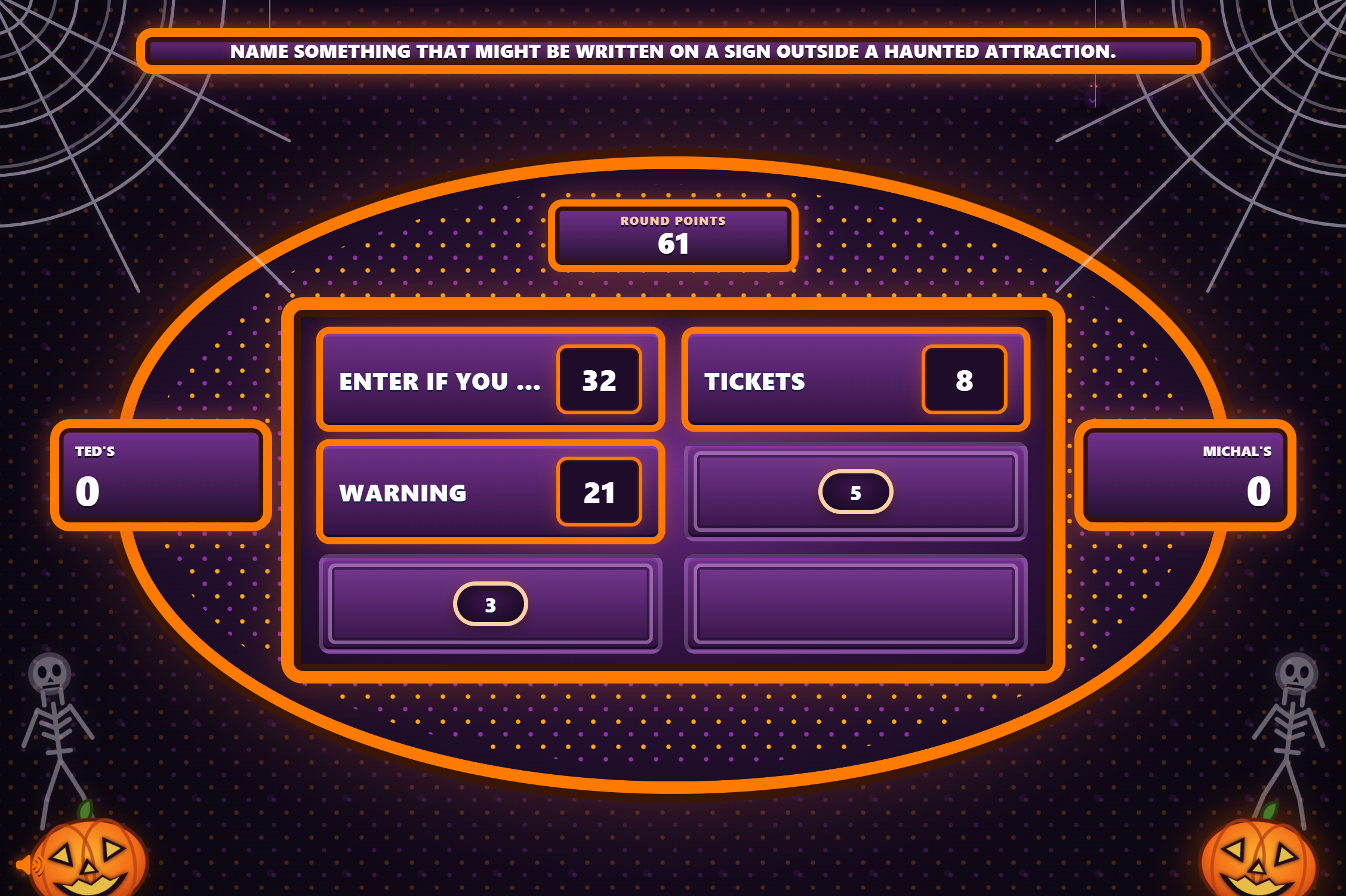 Halloween Family Feud for the Classroom: Questions, Rules and Teacher Tips image 4