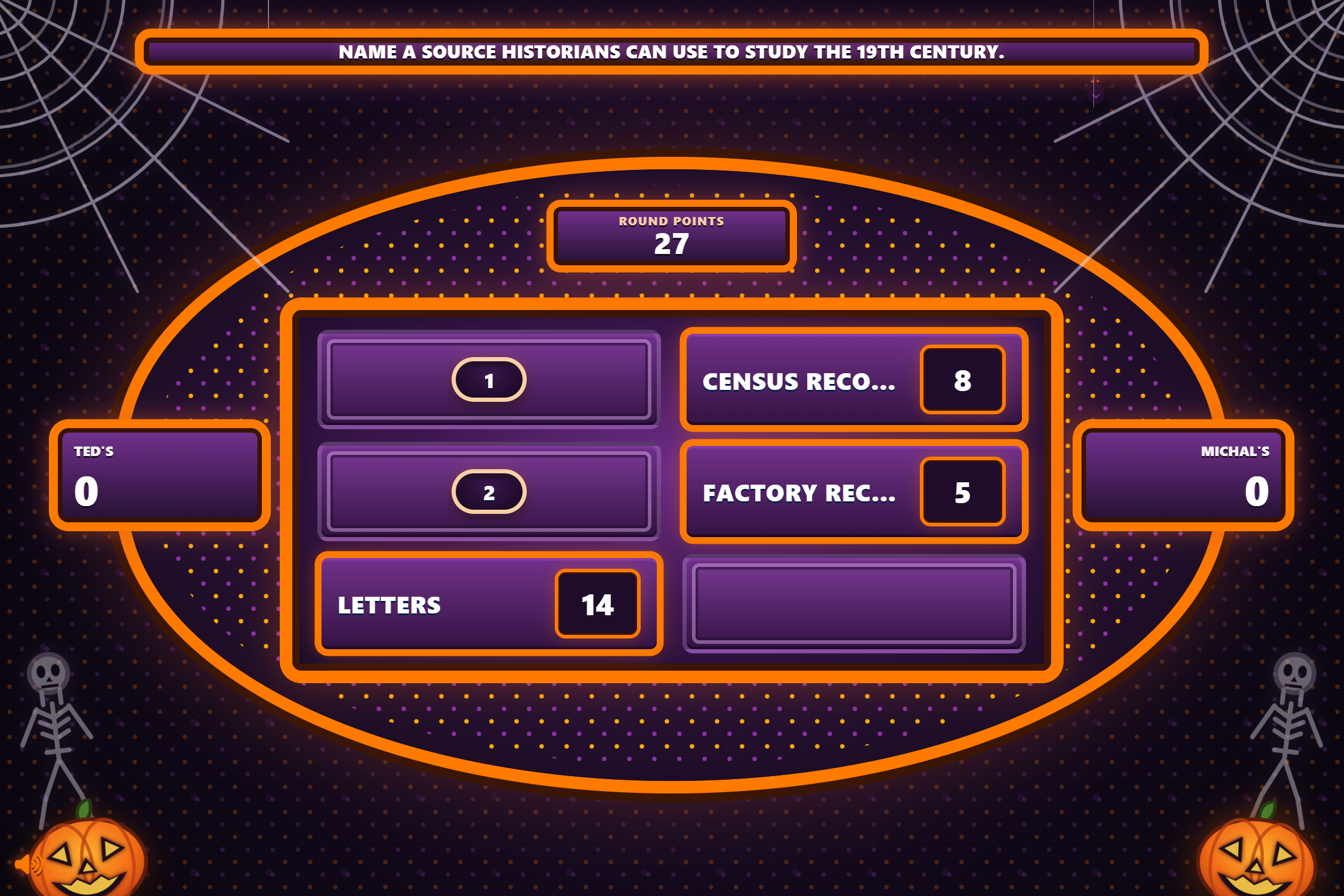 Halloween Family Feud for the Classroom: Questions, Rules and Teacher Tips image 5