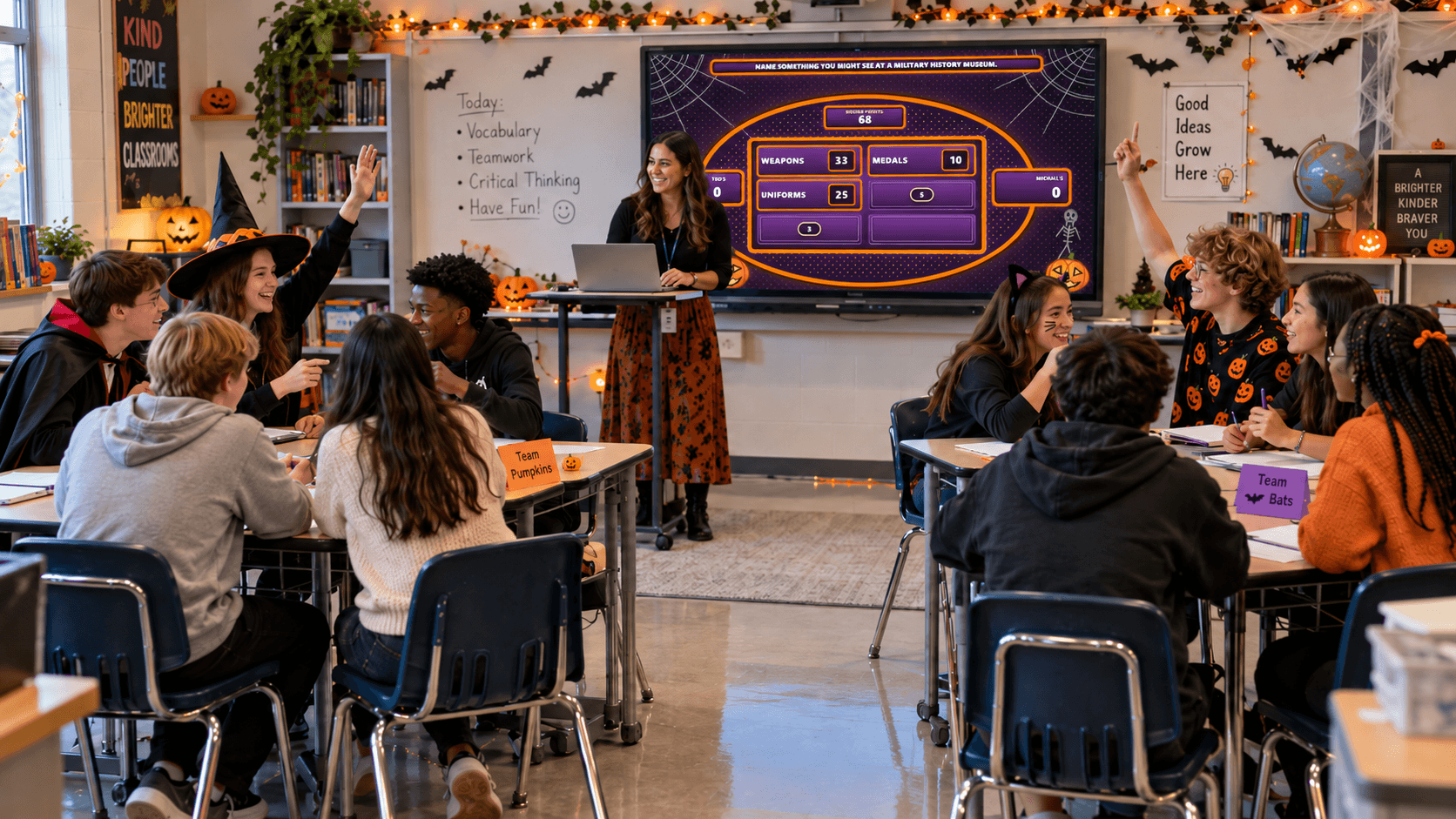 Halloween Family Feud for the Classroom: Questions, Rules and Teacher Tips image 1